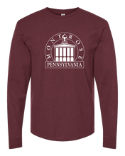 Load image into Gallery viewer, Christmas in Montrose Long Sleeve T-Shirt - Courthouse Design
