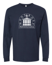 Load image into Gallery viewer, Christmas in Montrose Long Sleeve T-Shirt - Courthouse Design
