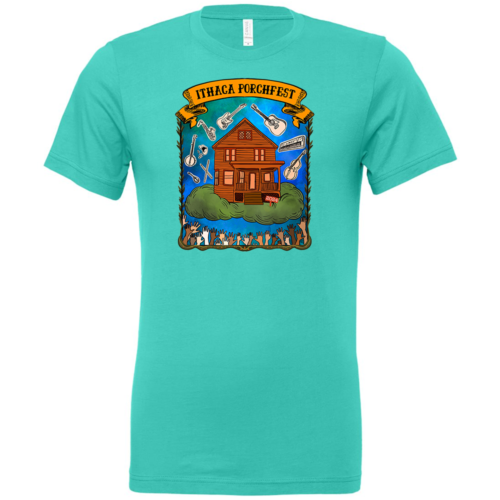 Ithaca Porchfest 2024 T-Shirt