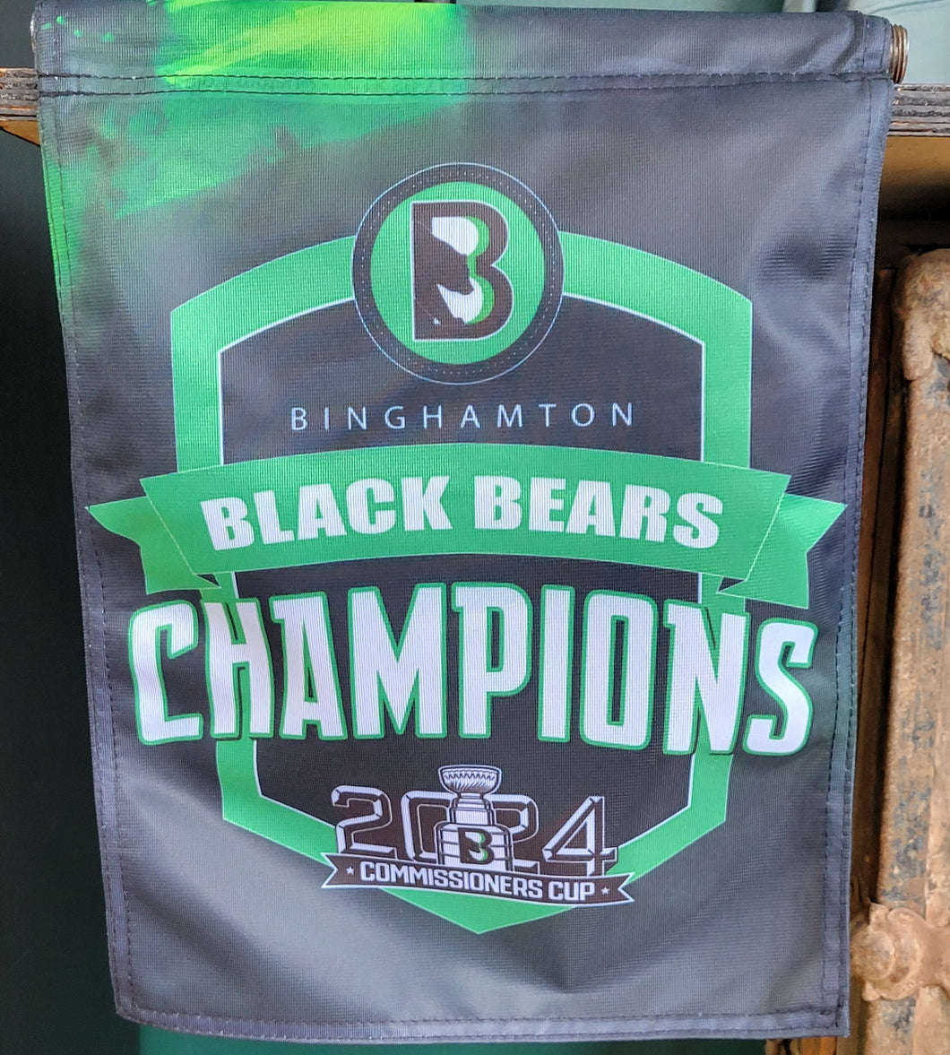 Binghamton Black Bears 2024 Championship Garden Flag