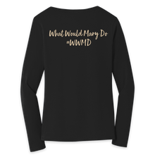 Load image into Gallery viewer, Angel Peer Support Ministries - Ladies Long Sleeve Vneck
