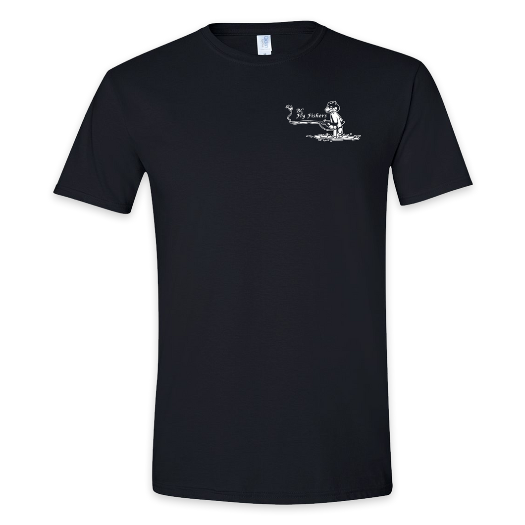 BC Fly Fishers Softstyle Tshirt - Left Chest Design