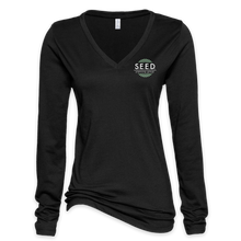 Load image into Gallery viewer, SEED - Ladies Long Sleeve V Neck
