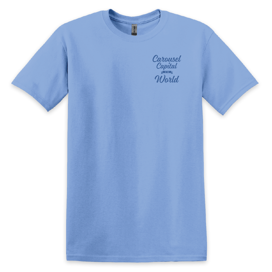 Carousel Capital Of The World - One Color Design T-Shirt