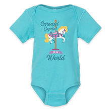 Load image into Gallery viewer, Carousel Capital of the World Onesie
