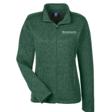 Load image into Gallery viewer, BU Admissions Devon &amp; Jones Ladies&#39; Bristol Full-Zip Sweater Fleece Jacket Embroidered Logo
