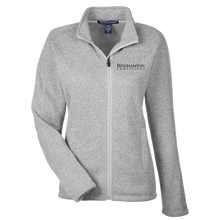 Load image into Gallery viewer, BU Admissions Devon &amp; Jones Ladies&#39; Bristol Full-Zip Sweater Fleece Jacket Embroidered Logo
