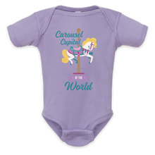 Load image into Gallery viewer, Carousel Capital of the World Onesie
