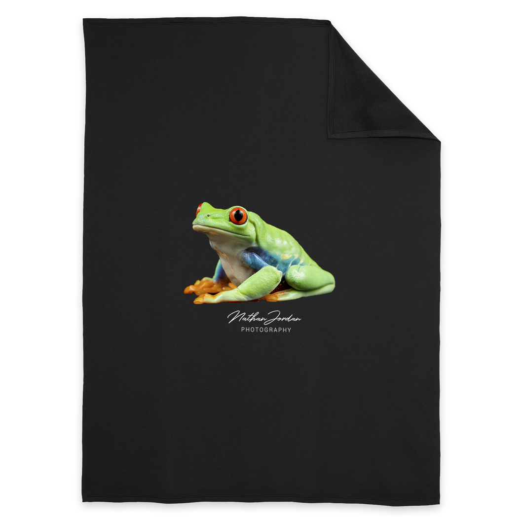 Nathan Jordan Photography - Red Eyed Frog Blanket