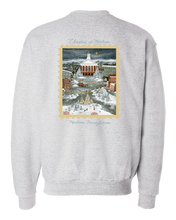 Load image into Gallery viewer, Christmas in Montrose Crewneck Sweatshirt - Painting Design on Back of Sweatshirt
