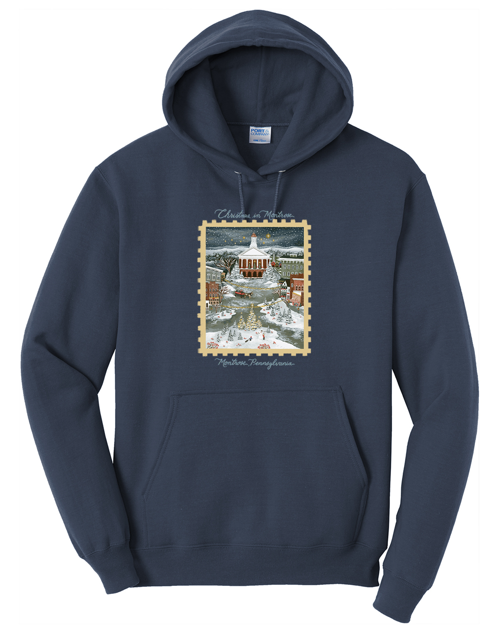 Christmas in Montrose Hoodie - Painting Design