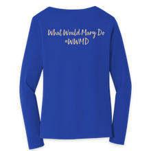 Load image into Gallery viewer, Angel Peer Support Ministries - Ladies Long Sleeve Vneck
