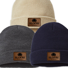 Load image into Gallery viewer, BLOOM Waffle Cuffed Beanie
