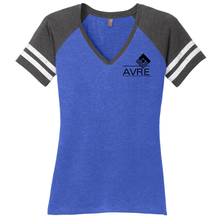 Load image into Gallery viewer, AVRE Women&#39;s Game V-Neck Tee
