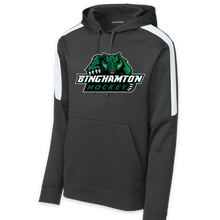 Load image into Gallery viewer, BU Club Hockey Player Sport-Tek® Sport-Wick® Fleece Hoodie
