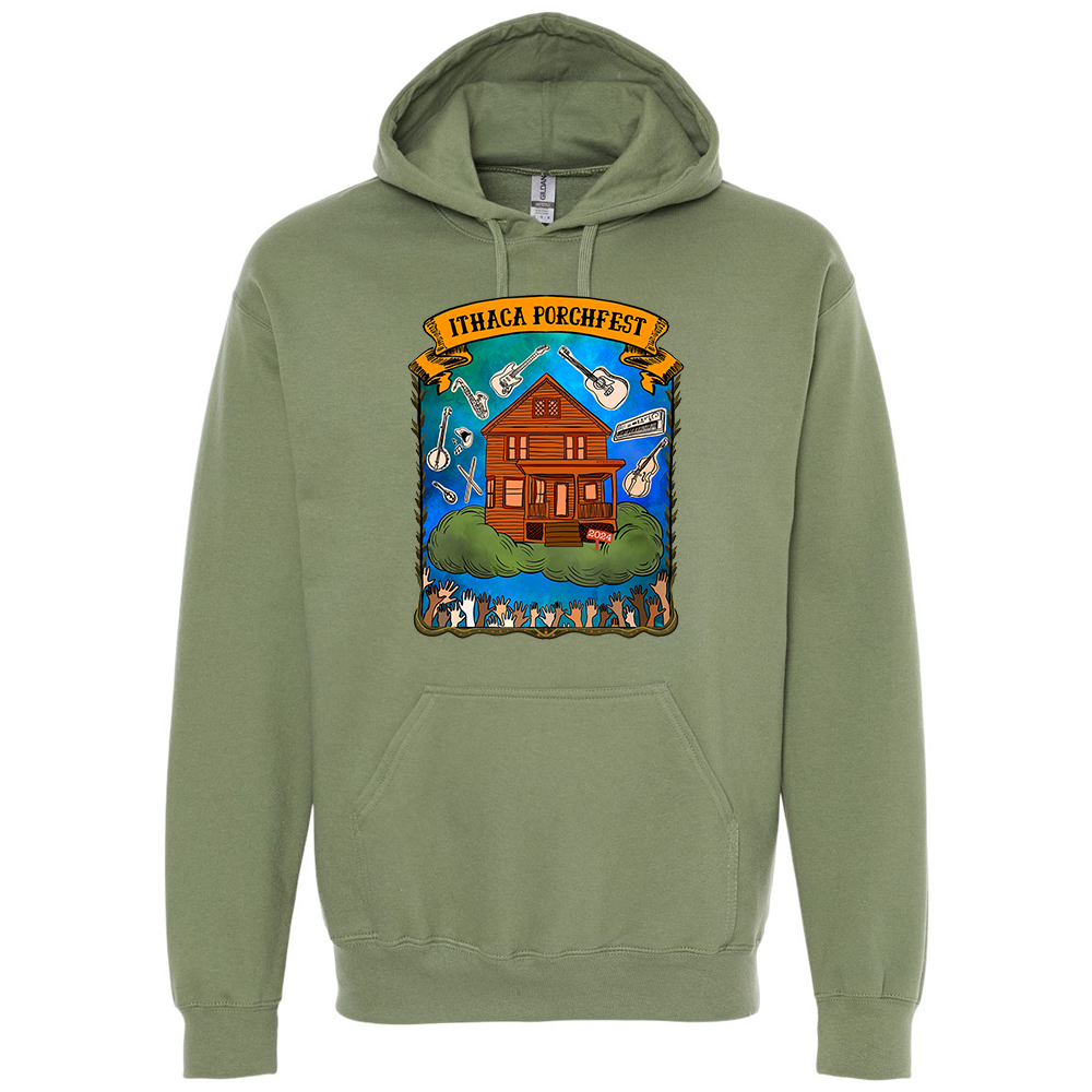 Ithaca Porchfest 2024 Hoodie